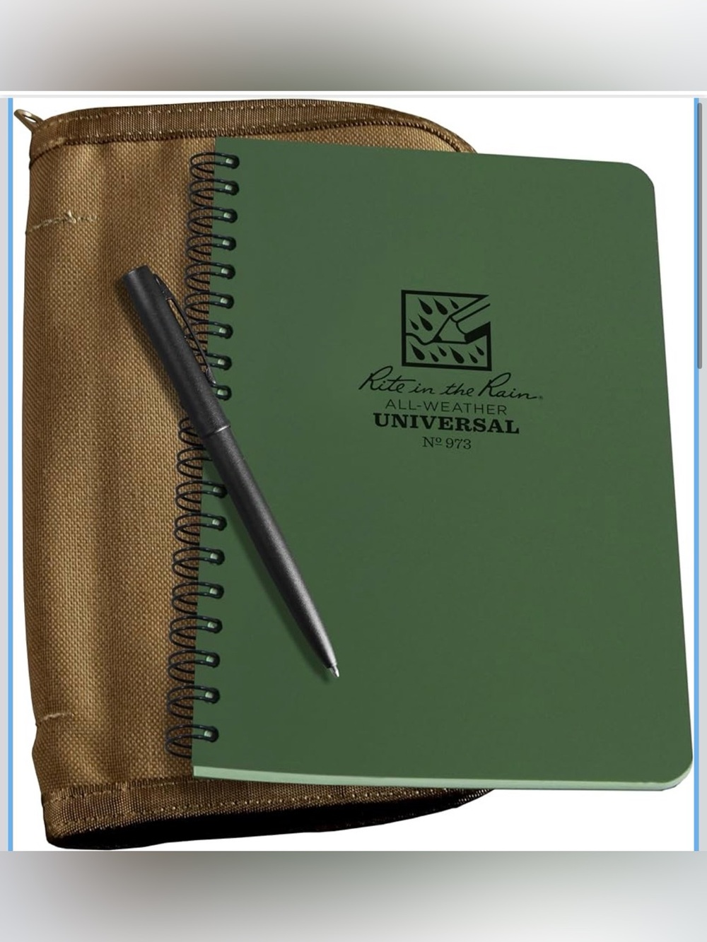 Rite in the Rain Weatherproof Side Spiral Kit: Tan